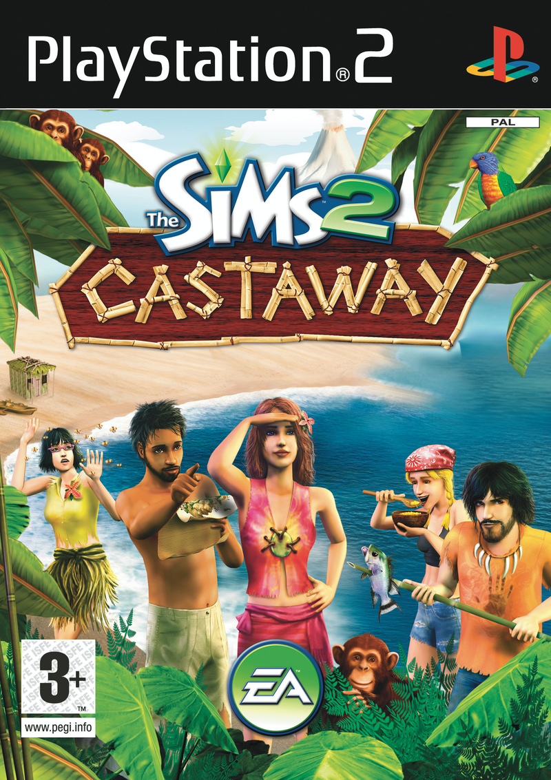 Caratula de Sims 2 : Castaway, The (Naufagos) para PlayStation 2