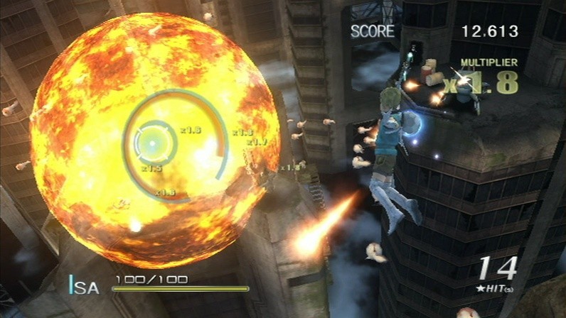 Pantallazo de Sin and Punishment: Successor of the Skies para Wii