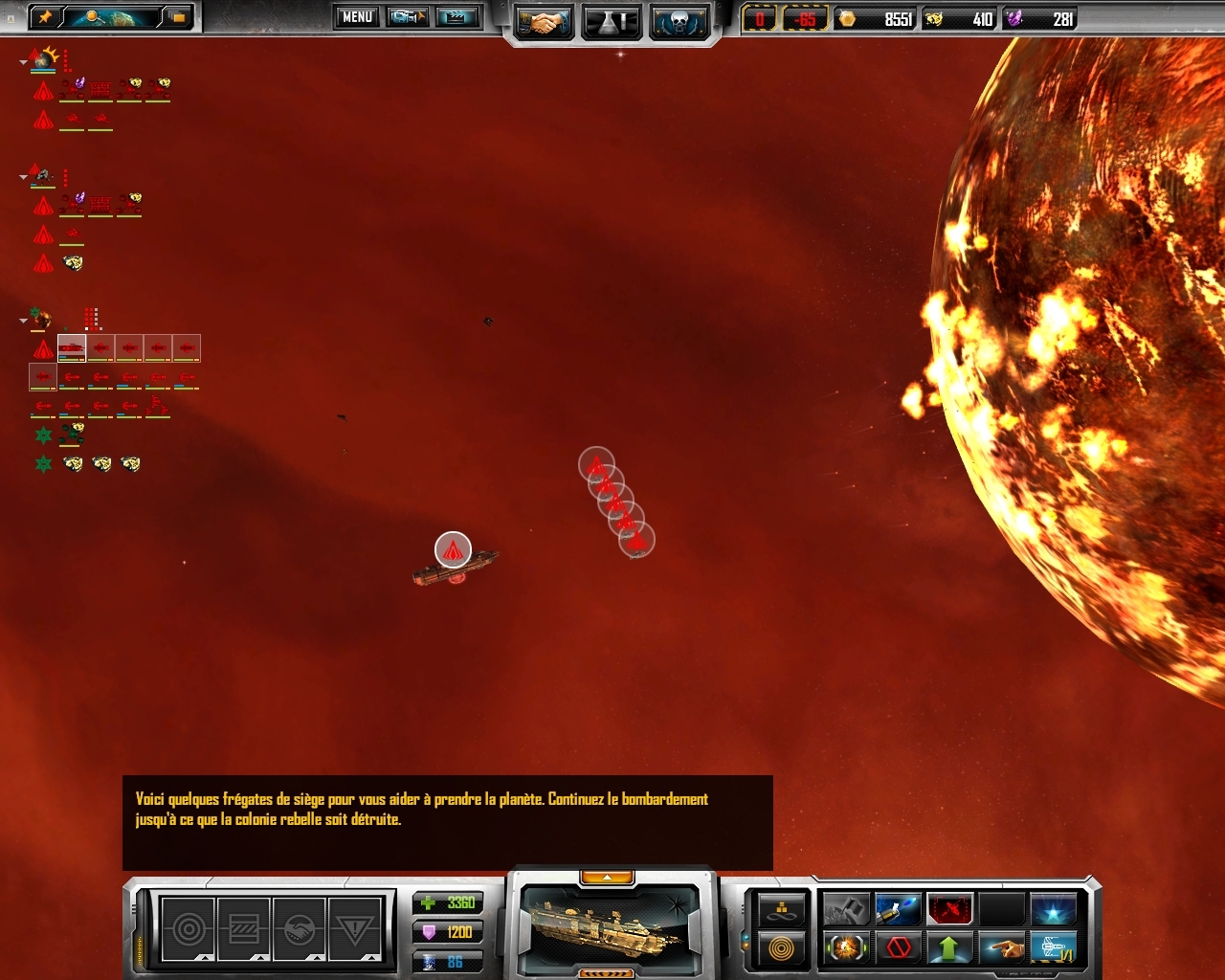 Pantallazo de Sins of a Solar Empire para PC