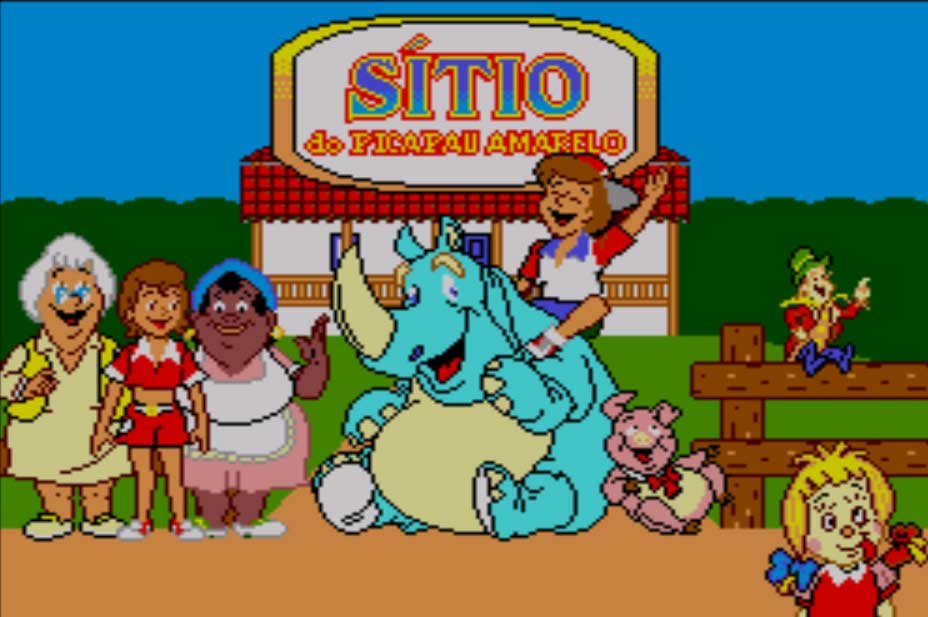 Pantallazo de Sitio do Picapau Amarello para Sega Master System