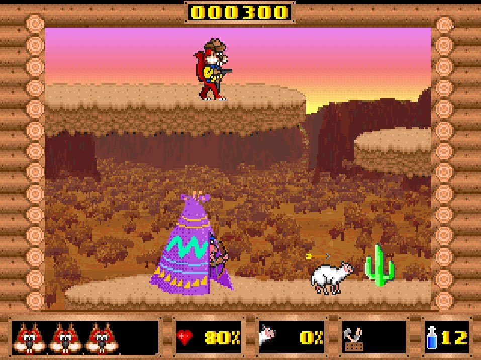 Pantallazo de Skunny In The Wild West para PC