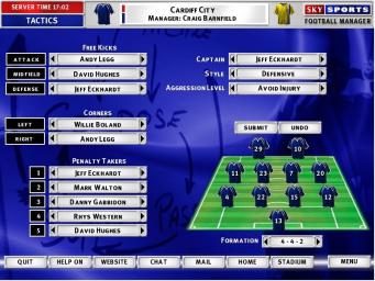Pantallazo de Sky Sports Football Manager Season 01/02 para PC