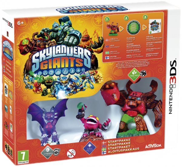 Caratula de Skylanders Giants Pack De Inicio para Nintendo 3DS