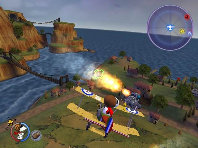 Pantallazo de Snoopy vs. The Red Baron para PlayStation 2