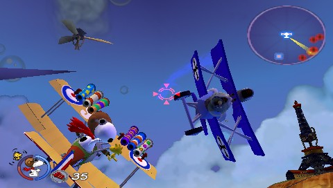 Pantallazo de Snoopy vs. The Red Baron para PSP