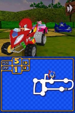 Pantallazo de Sonic & Sega All-Stars Racing para Nintendo DS