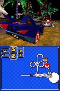Pantallazo de Sonic & Sega All-Stars Racing para Nintendo DS