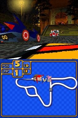 Pantallazo de Sonic & Sega All-Stars Racing para Nintendo DS