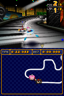 Pantallazo de Sonic & Sega All-Stars Racing para Nintendo DS