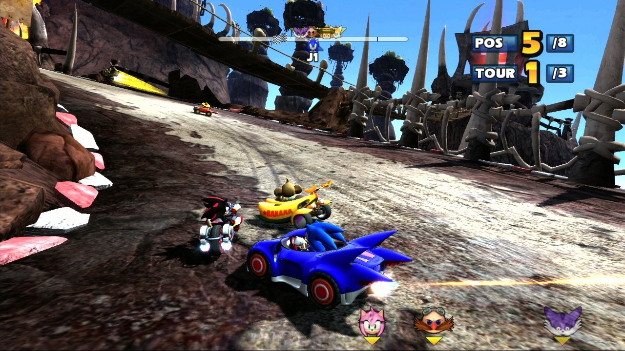 Pantallazo de Sonic & Sega All-Stars Racing para PlayStation 3