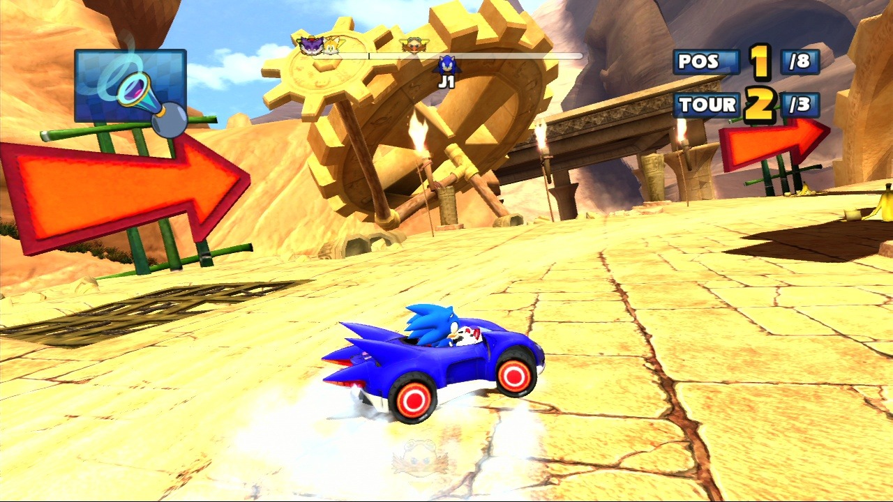 Pantallazo de Sonic & Sega All-Stars Racing para PlayStation 3