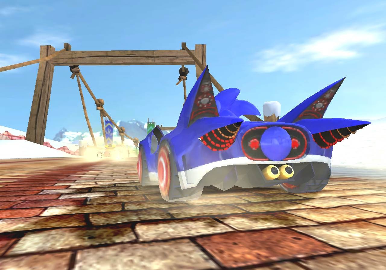 Pantallazo de Sonic & Sega All-Stars Racing para Wii