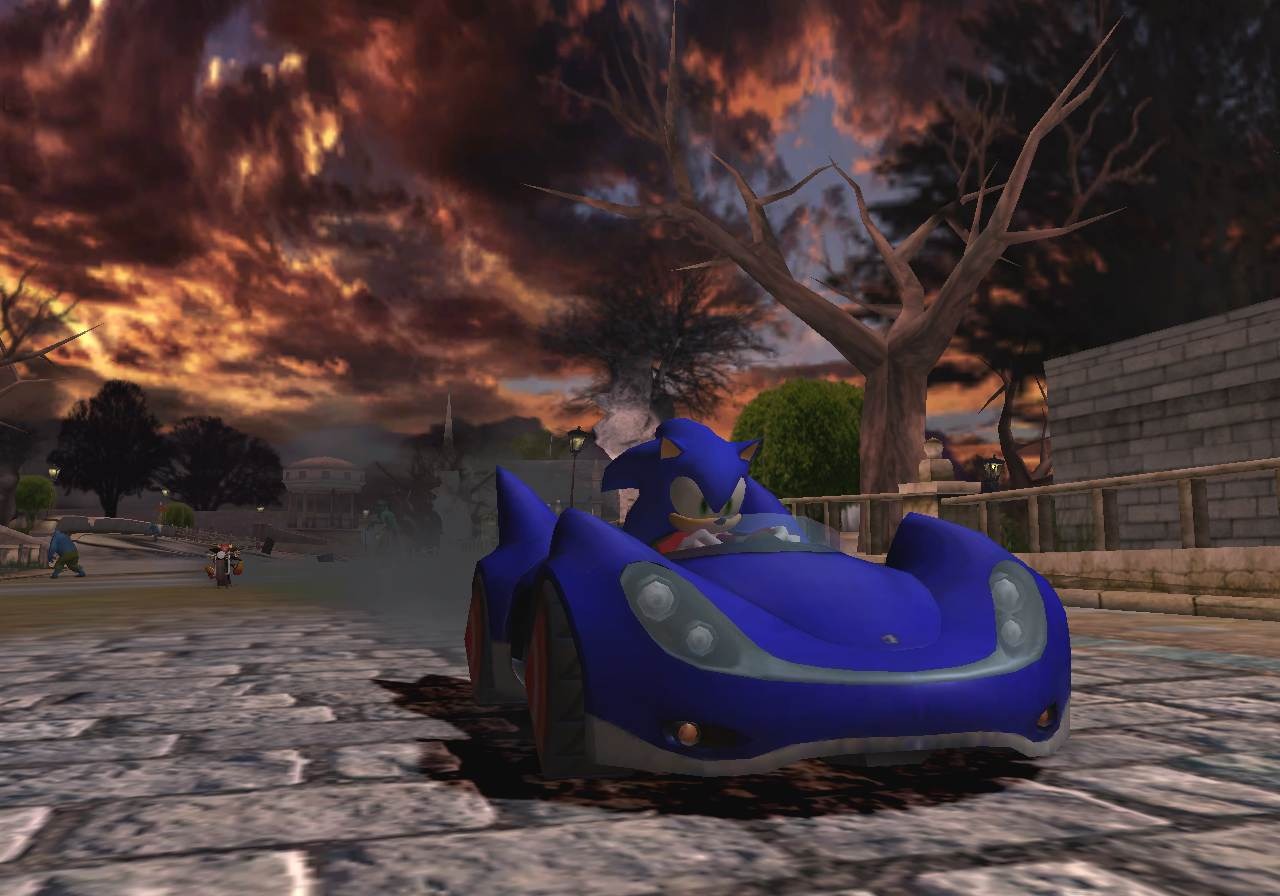 Pantallazo de Sonic & Sega All-Stars Racing para Wii