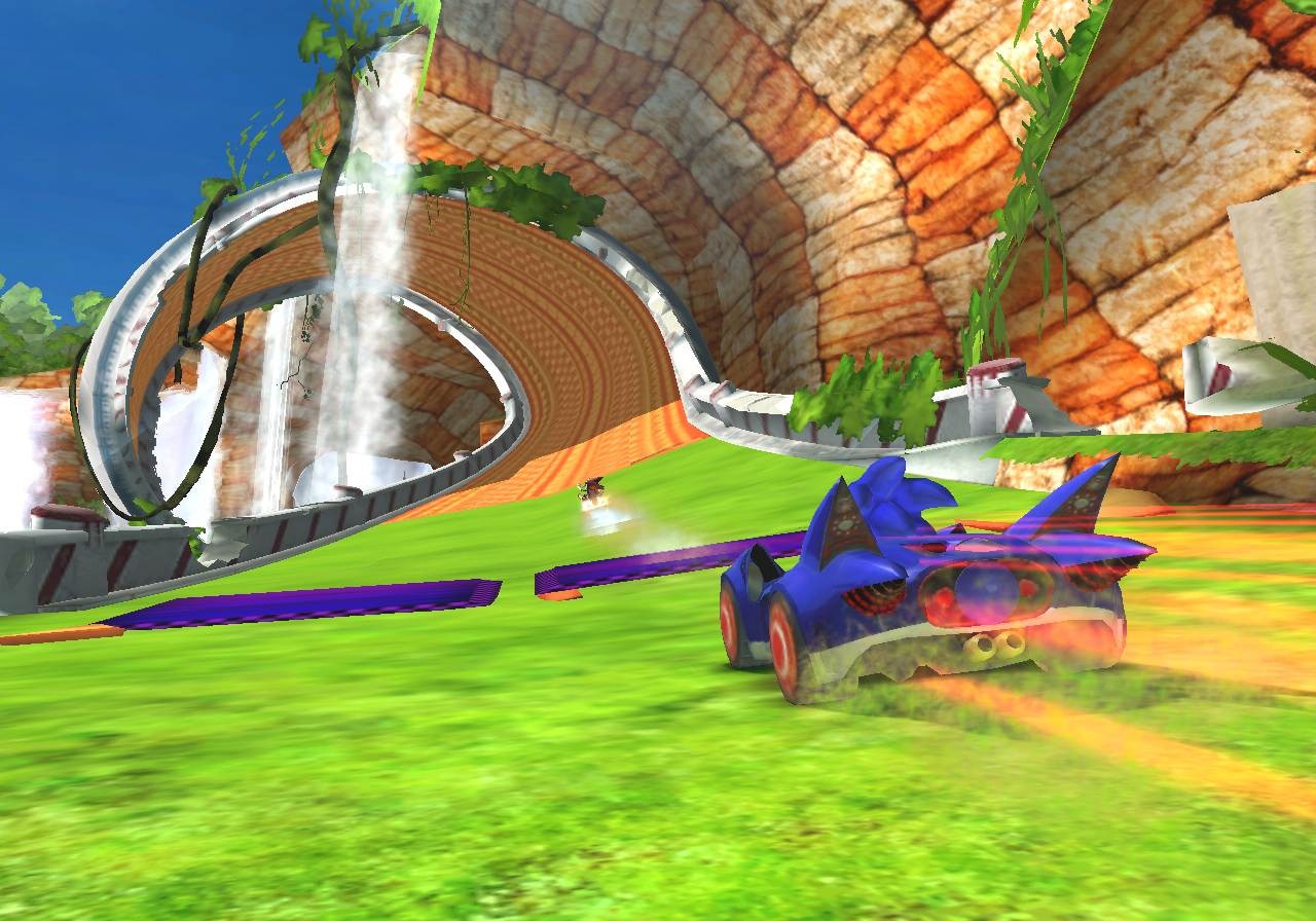 Pantallazo de Sonic & Sega All-Stars Racing para Wii