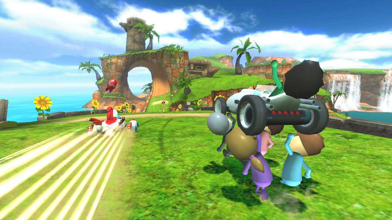 Pantallazo de Sonic & Sega All-Stars Racing para Wii