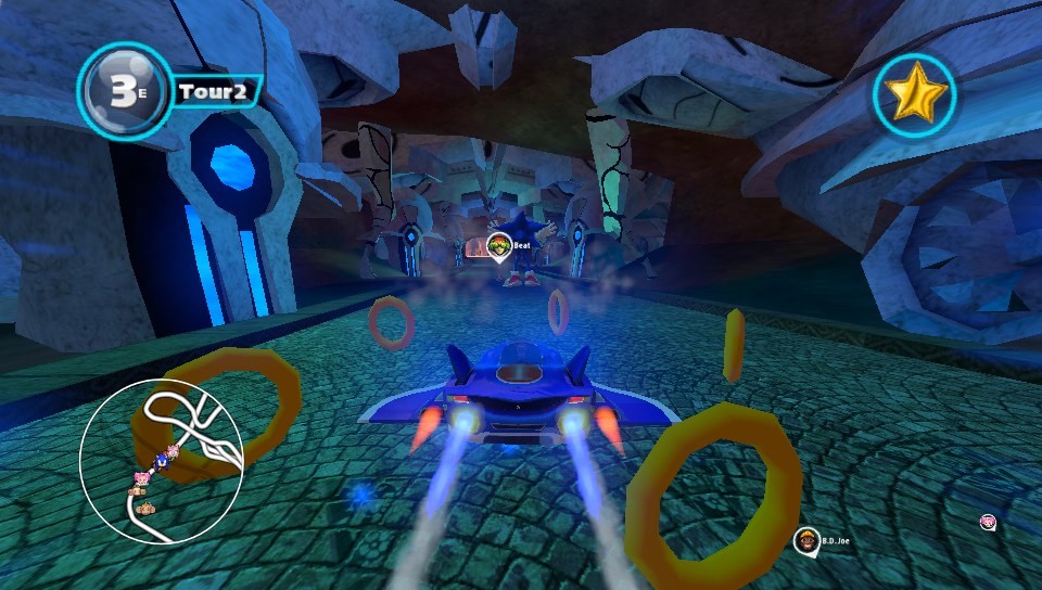 Pantallazo de Sonic All-stars Racing Transformed para PS Vita