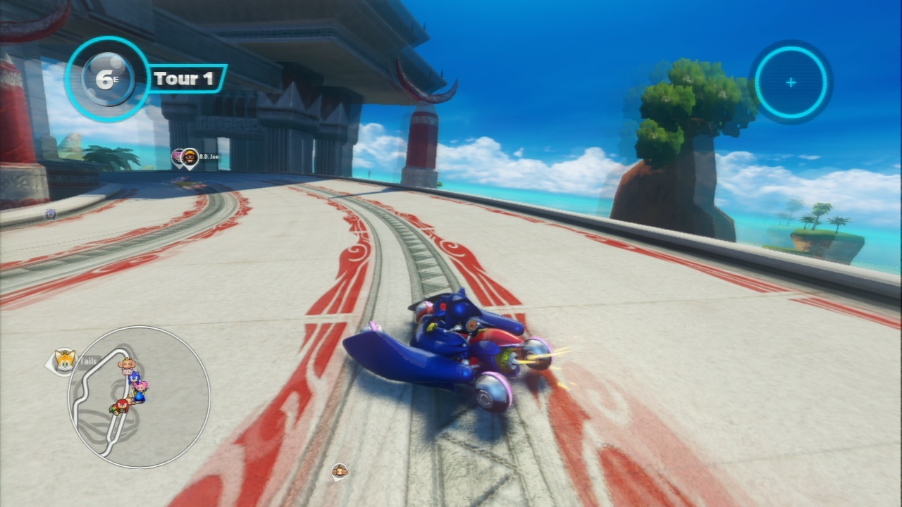 Pantallazo de Sonic All-stars Racing Transformed para Wii U