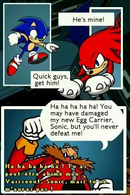 Pantallazo de Sonic Chronicles: La Hermandad Siniestra para Nintendo DS