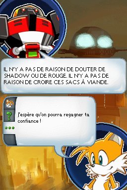 Pantallazo de Sonic Chronicles: La Hermandad Siniestra para Nintendo DS