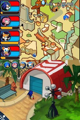 Pantallazo de Sonic Chronicles: La Hermandad Siniestra para Nintendo DS