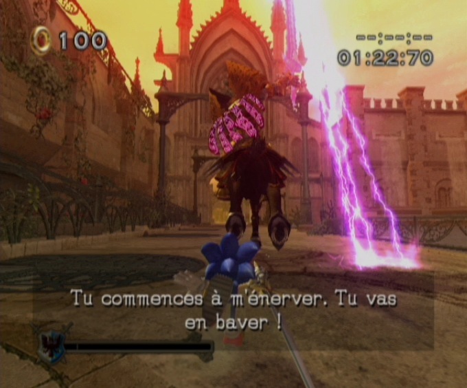 Pantallazo de Sonic y el Caballero Negro para Wii