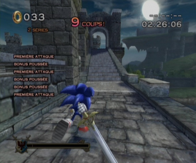 Pantallazo de Sonic y el Caballero Negro para Wii
