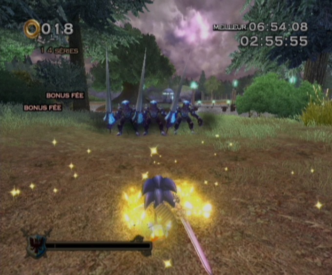Pantallazo de Sonic y el Caballero Negro para Wii