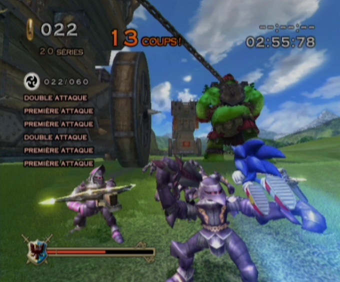 Pantallazo de Sonic y el Caballero Negro para Wii