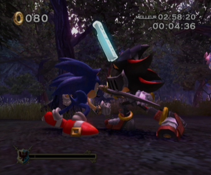 Pantallazo de Sonic y el Caballero Negro para Wii