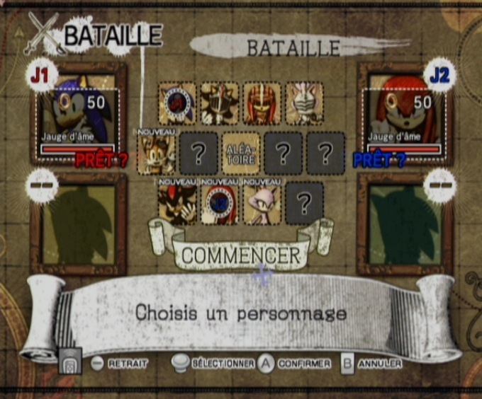 Pantallazo de Sonic y el Caballero Negro para Wii