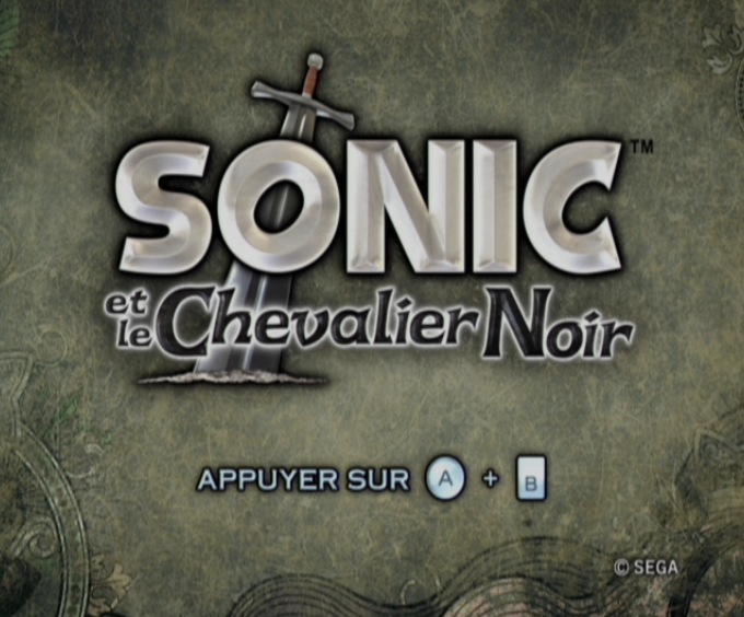 Pantallazo de Sonic y el Caballero Negro para Wii
