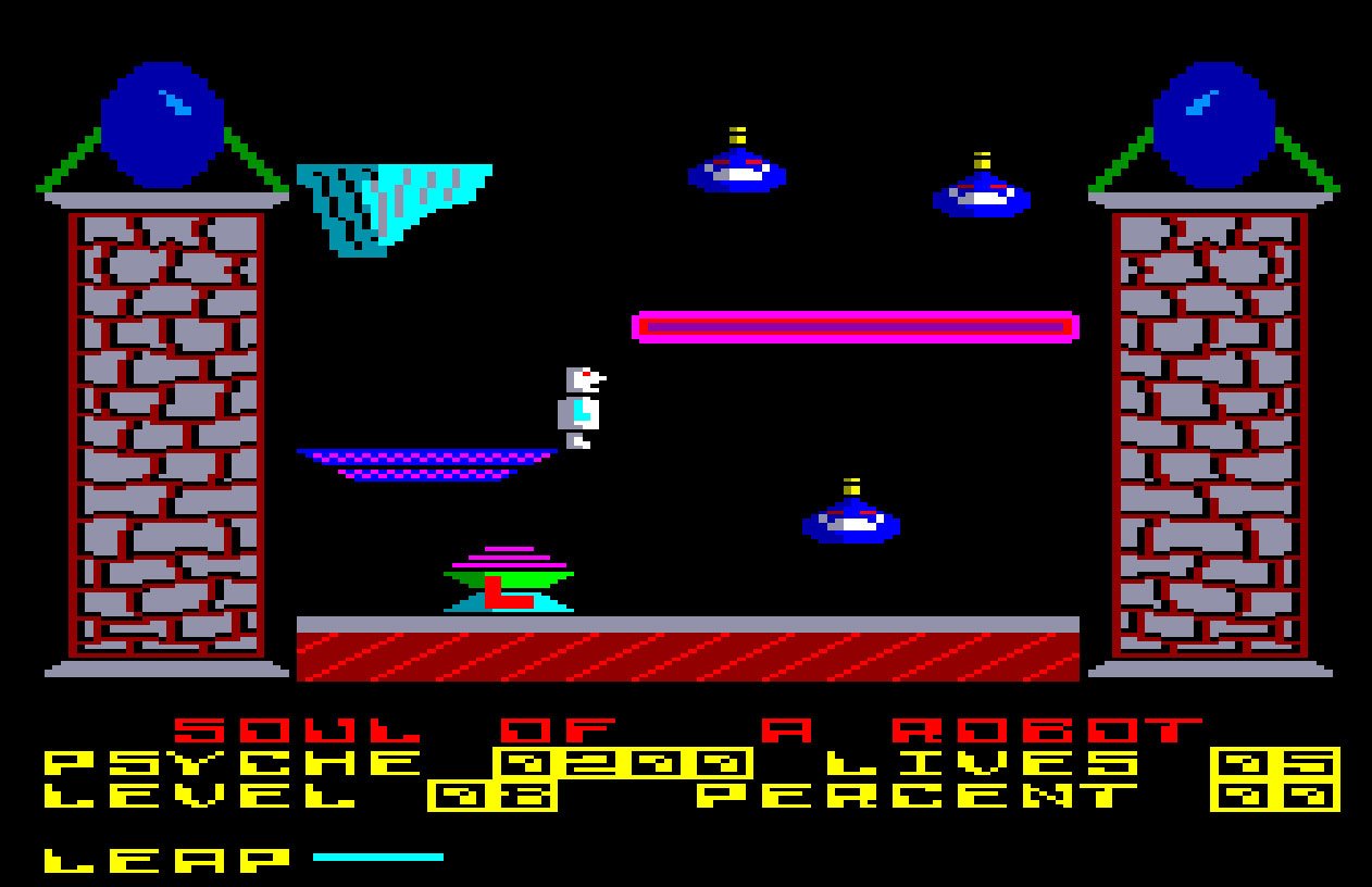 Pantallazo de Soul of a Robot para Amstrad CPC