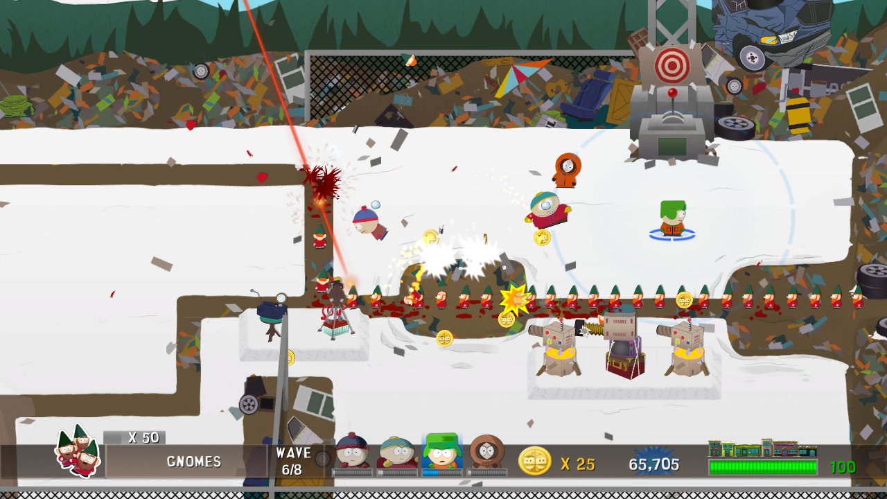 Pantallazo de South Park: Lets Go Tower Defense Play! (Xbox Live Arcade) para Xbox 360