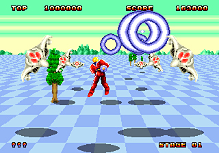 Pantallazo de Space Harrier II (Consola Virtual) para Wii