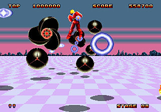Pantallazo de Space Harrier II (Consola Virtual) para Wii