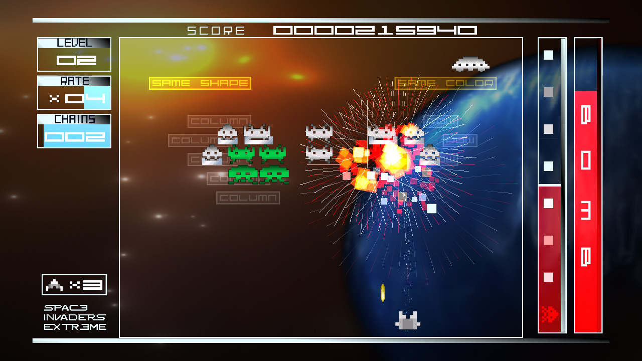 Pantallazo de Space Invaders Extreme (Xbox Live Arcade) para Xbox 360
