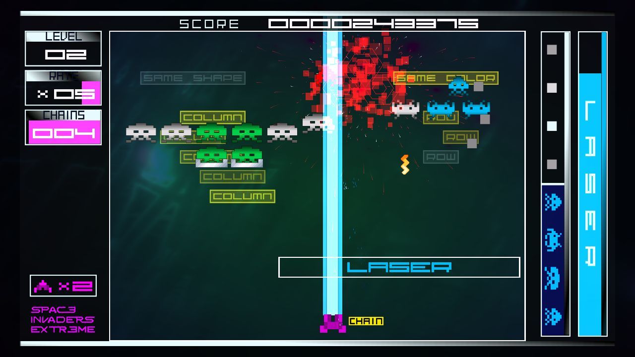 Pantallazo de Space Invaders Extreme (Xbox Live Arcade) para Xbox 360