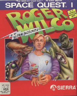 Caratula de Space Quest I: Roger Wilco in the Sarien Encounter para PC