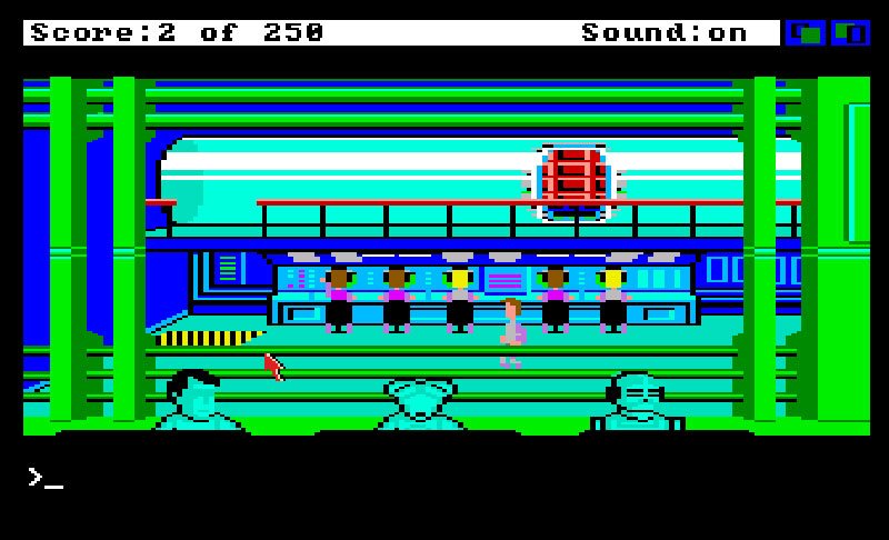 Pantallazo de Space Quest II: Chapter II - Vohaul's Revenge para Amiga