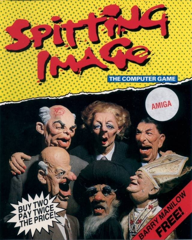 Caratula de Spitting Image: The Computer Game para Amiga