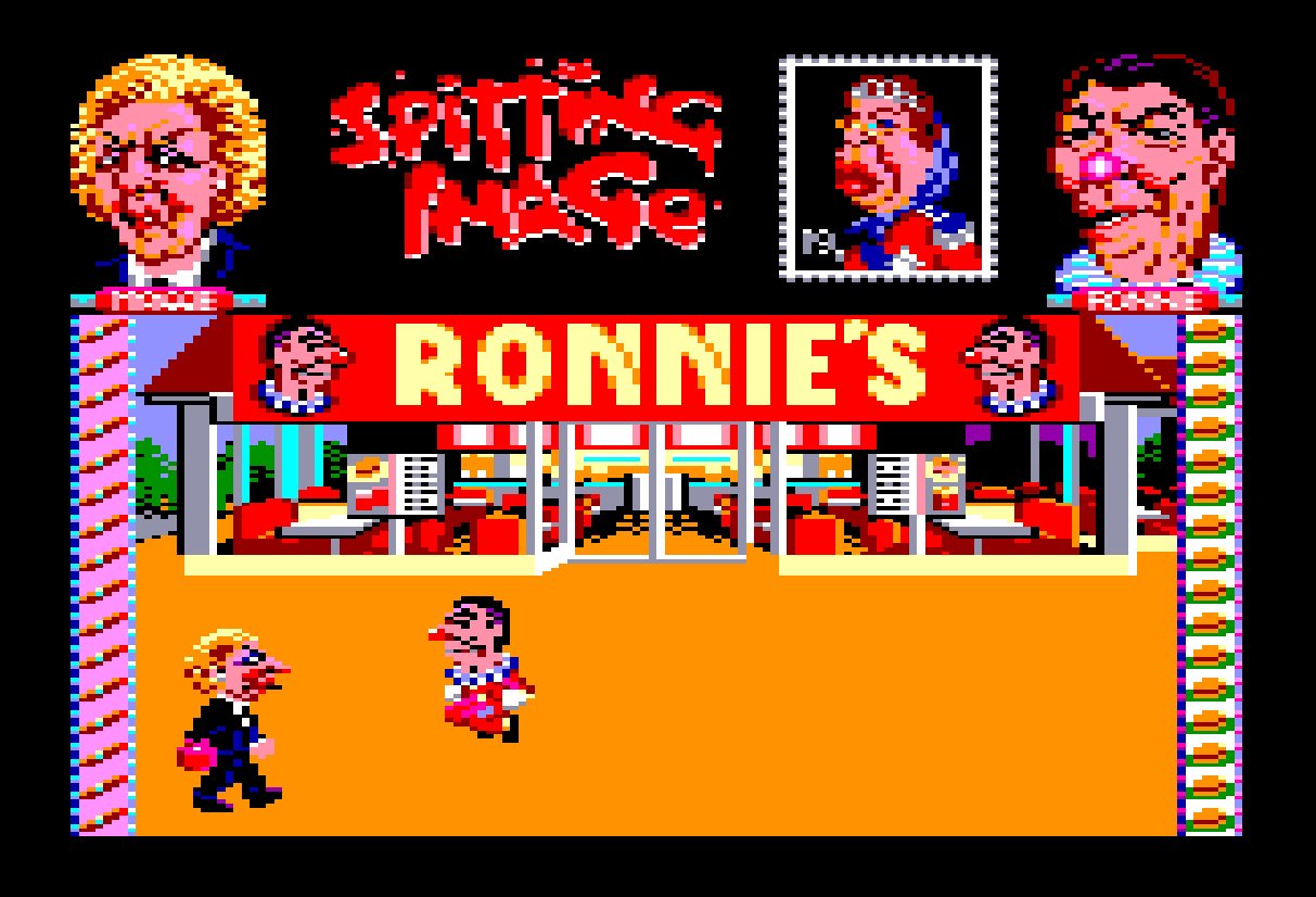 Pantallazo de Spitting Image: The Computer Game para Amstrad CPC