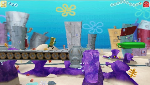 Pantallazo de SpongeBob SquarePants: The Yellow Avenger para PSP