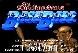 Pantallazo de Sporting News Baseball, The para Super Nintendo