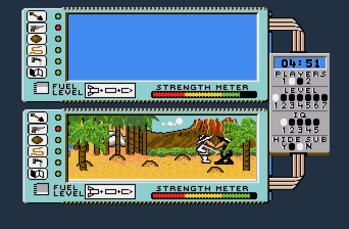 Pantallazo de Spy vs. Spy: The Island Caper para Amiga