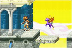 Pantallazo de Spyro Orange: The Cortex Conspiracy para Game Boy Advance