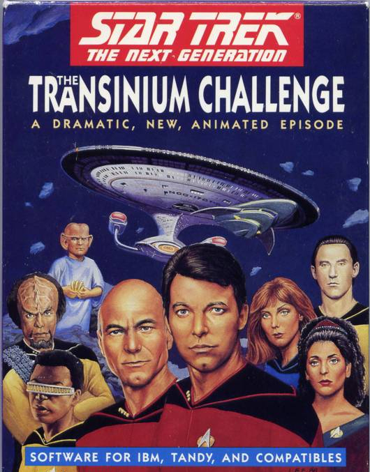 Caratula de Star Trek - The Next Generation: The Transinium Challenge para PC