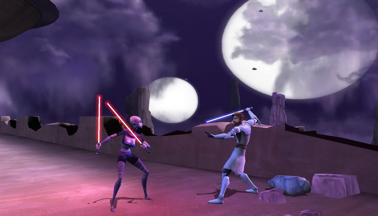 Pantallazo de Star Wars The Clone Wars: Duelo de Sables de Luz para Wii