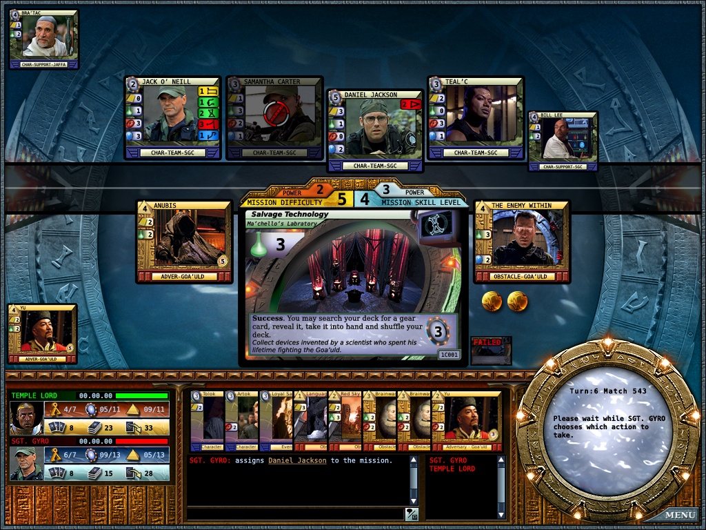 Pantallazo de Stargate Online Trading Card Game para PC
