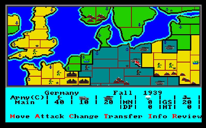 Pantallazo de Storm Across Europe para Amiga