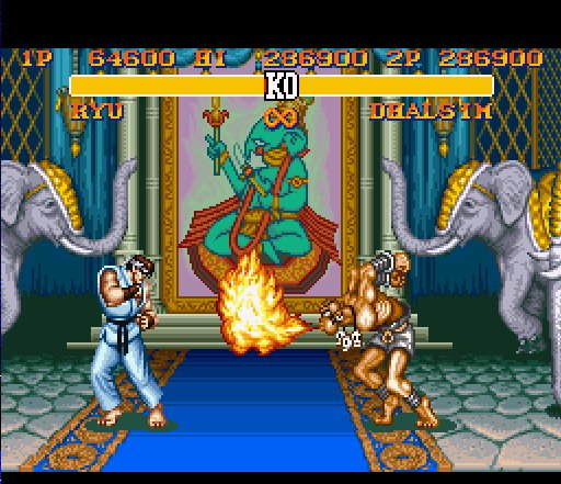 Pantallazo de Street Fighter II Turbo: Hyper Fighting para Super Nintendo